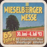 Beer coaster wieselburger-198-zadek-small