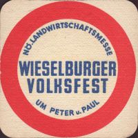 Beer coaster wieselburger-212-zadek