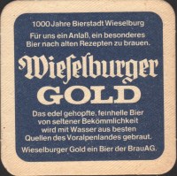 Beer coaster wieselburger-238-zadek-small