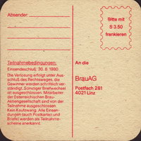 Beer coaster wieselburger-52-zadek-small