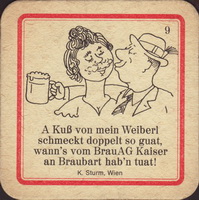 Beer coaster wieselburger-84-zadek