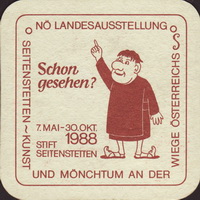 Beer coaster wieselburger-86-zadek-small