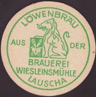 Beer coaster wiesleinsmuhle-lowenbrau-1