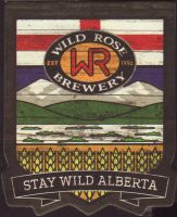 Beer coaster wild-rose-3