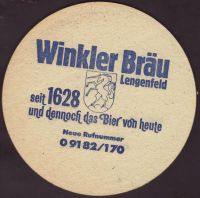 Beer coaster winkler-brau-6-zadek