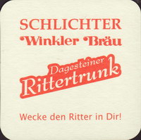 Beer coaster winkler-brau-schlicht-2-zadek