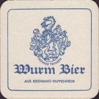 Beer coaster wurm-3