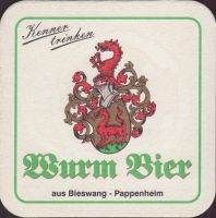 Beer coaster wurm-4