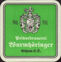 Pivní tácek wurmhoringer-privatbrauerei-braugasthof-1