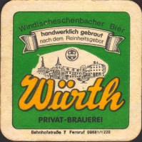 Beer coaster wurth-5-small