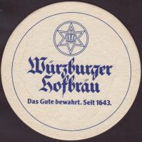 Beer coaster wurzburger-hofbrau-29-zadek