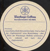 Beer coaster wurzburger-hofbrau-3-zadek