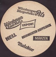 Beer coaster wurzburger-hofbrau-30-zadek