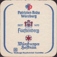 Beer coaster wurzburger-hofbrau-39-oboje