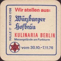 Beer coaster wurzburger-hofbrau-42