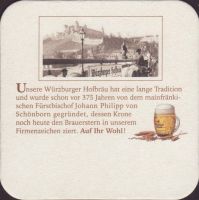 Beer coaster wurzburger-hofbrau-61-zadek