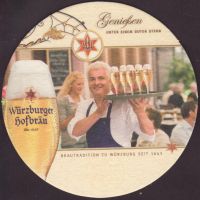 Beer coaster wurzburger-hofbrau-63-zadek
