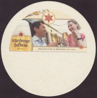 Beer coaster wurzburger-hofbrau-66-zadek