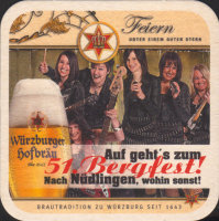 Beer coaster wurzburger-hofbrau-83