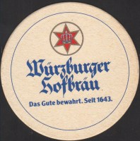 Beer coaster wurzburger-hofbrau-87