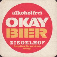 Beer coaster ziegelhof-21-zadek