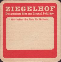 Beer coaster ziegelhof-22-zadek
