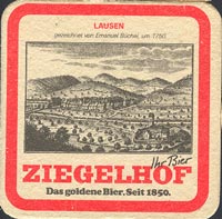 Beer coaster ziegelhof-5-zadek