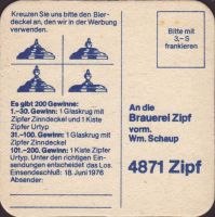 Beer coaster zipfer-87-zadek-small