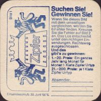 Beer coaster zipfer-88-small