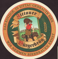 Pivní tácek zittauer-burgerbrau-1