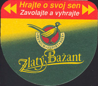 Pivní tácek zlaty-bazant-11