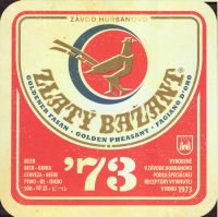 Pivní tácek zlaty-bazant-76