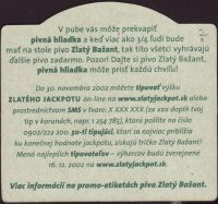 Beer coaster zlaty-bazant-93-zadek