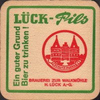 Pivní tácek zur-walkmuhle-h-luck-21