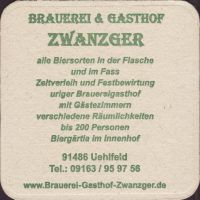 Beer coaster zwanzger-3-zadek