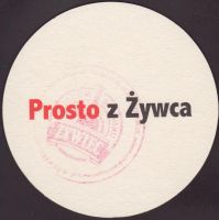 Beer coaster zywiec-103-zadek-small