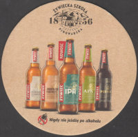 Beer coaster zywiec-107-zadek-small