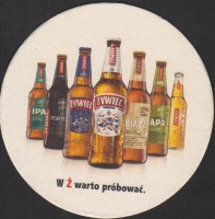 Beer coaster zywiec-114-zadek-small