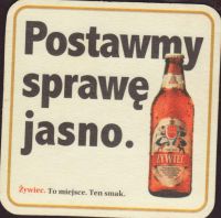 Beer coaster zywiec-42-zadek