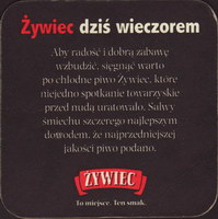 Beer coaster zywiec-49-zadek-small