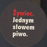 Beer coaster zywiec-5-zadek