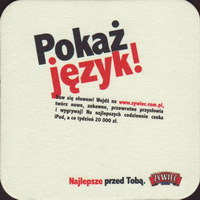 Pivní tácek zywiec-50-zadek