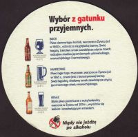 Beer coaster zywiec-69-zadek