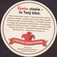 Beer coaster zywiec-72-zadek-small