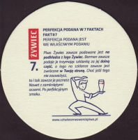 Beer coaster zywiec-86-zadek