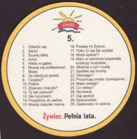 Beer coaster zywiec-94-zadek