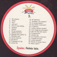 Beer coaster zywiec-97-zadek